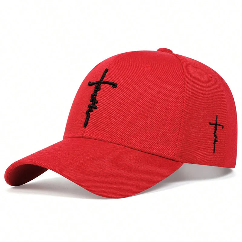Sterling Faith Embroidery Baseball Cap™ Cotton Snapback Stitch
