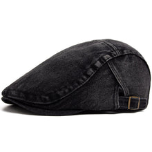 Sterling New Denim Cotton Beret™ Newsboy Cap Adjustable Visor
