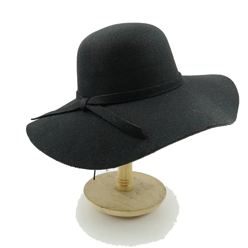 Sterling Wide Brim Fedora Hat™ Elegant Allure Felt Band