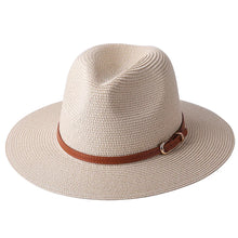 Sterling Ivory Coast™ Straw Fedora Buckle Band