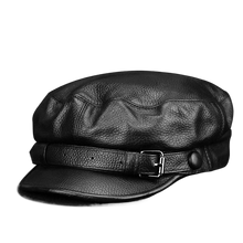 Sterling Leather Sailor Cap™ Soft Cowhide With Belted Accent