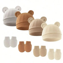Sterling™ Newborn Bow Beanie and Mittens Set