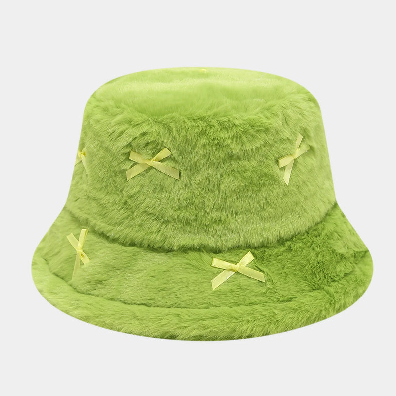 Sterling Seren Plush Bucket Hat™ With Side Bow