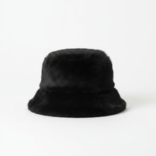Sterling Solea Winter Bucket Hat™ Faux Mink Plush Bright Yellow
