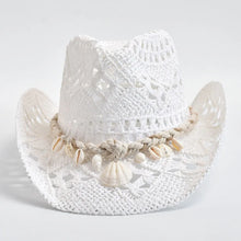 Sterling White Tide™ Cowboy Straw Hat Shell Accent