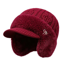 Sterling™ Marlowe Fleece Knit Beret Cap With Plush Ear Flaps