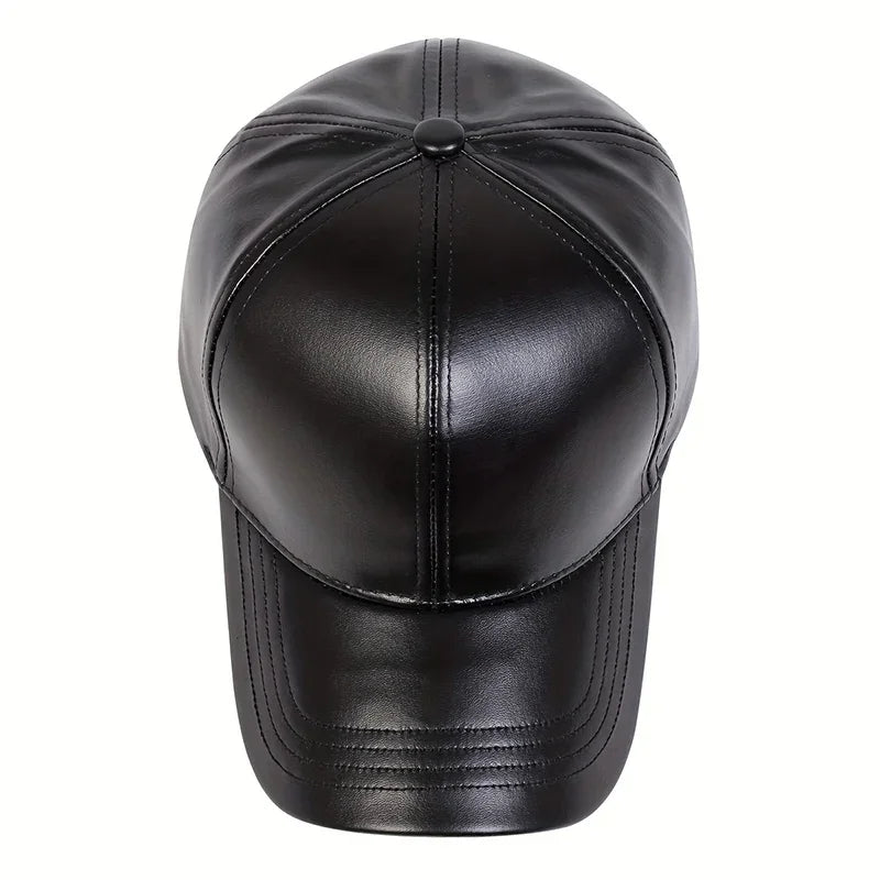 Sterling Everyday PU Leather Baseball Cap Adjustable Back