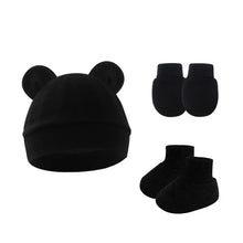 Sterling™ Newborn Bow Beanie and Mittens Set