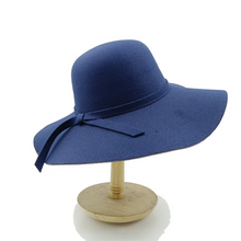 Sterling Wide Brim Fedora Hat™ Elegant Allure Felt Band