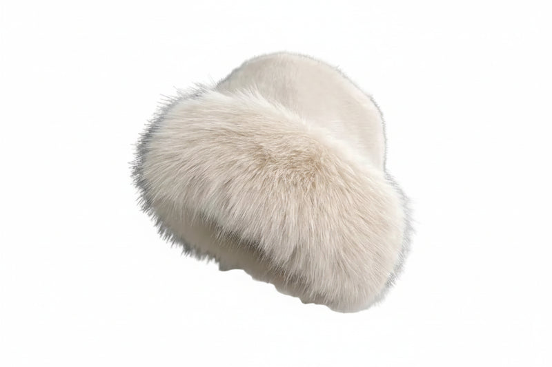 Sterling™ Winter Bucket Hat Faux Fur Leopard Print