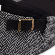 Sterling Herringbone Vintage™ Newsboy Fabric Adjustable