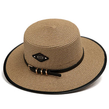 Sterling French Retro Flat™ Straw Sun Hat Wide Brim