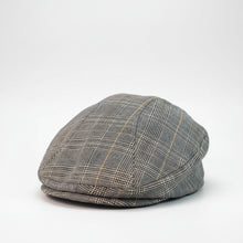 Sterling A-53 Newsboy Cap™ Gray Plaid Linen Blend