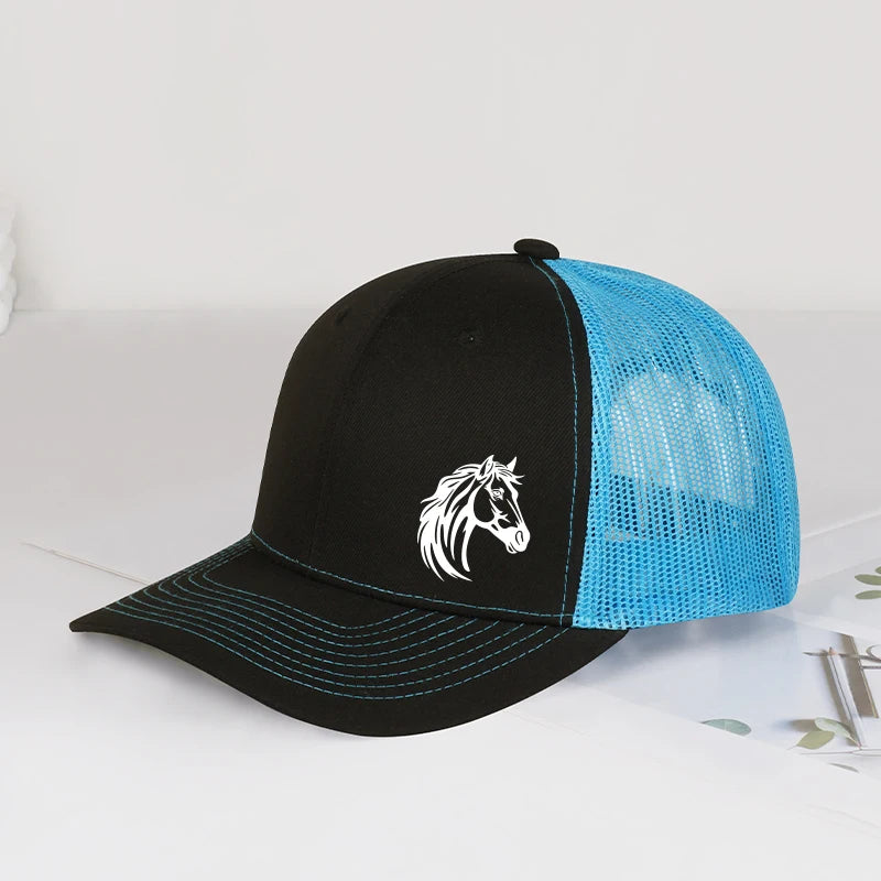 Sterling Western Horse™ Head Mesh Trucker Cap Print