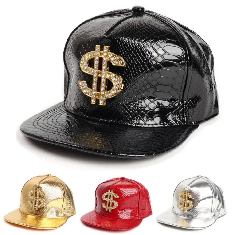 Sterling Dollar Style Flat Brim™ Baseball Cap Crocodile Pattern