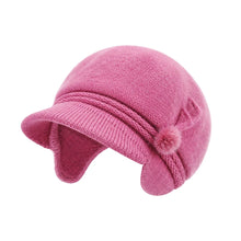 Sterling Winter Hat™ Set Curved Brim Lined Beanie Flower Detail Neck Warmer