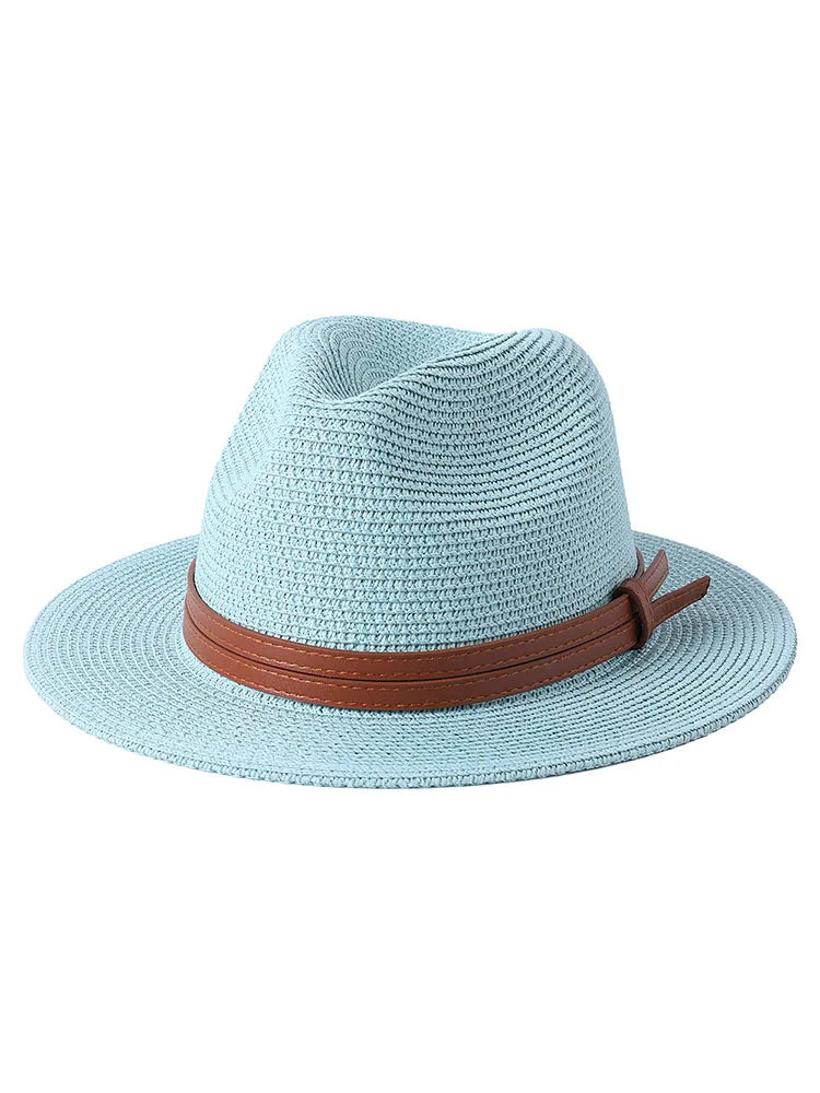 Sterling Ivory Coast™ Straw Fedora Buckle Band