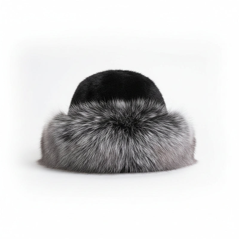 Sterling Norelle Winter Beanie™ - Knitted Mink & Fox Fur