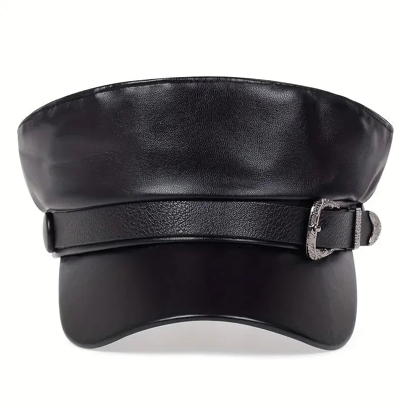 Sterling Belt Buckle Leather Hat™ Flat Top Cap Buckle Trim