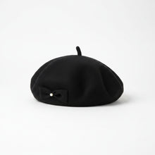 Sterling™ Mireya Wool Painter Beret With Bow Detail