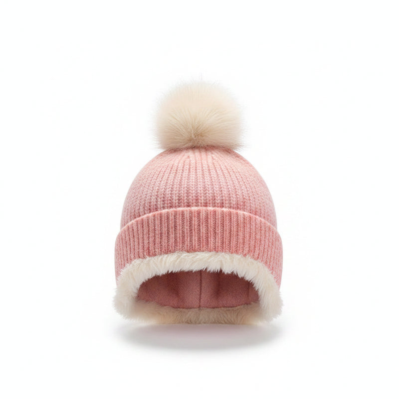 Sterling Kids Colorful Knit Beanie™ with Fleece Ear Flaps