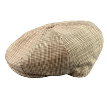 Sterling Aster Breathable Newsboy Cap™ In Flax With Octagonal Crown