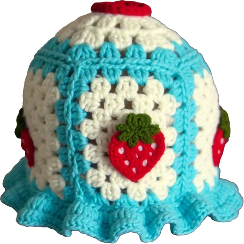 Sterling Strawberry Crochet Bucket Hat™ - Packable Style