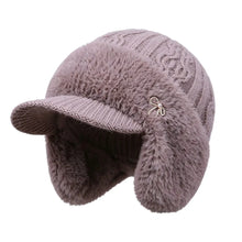 Sterling™ Marlowe Fleece Knit Beret Cap With Plush Ear Flaps