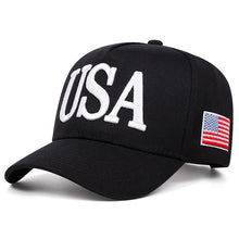 Sterling USA Embroidered Baseball Cap™ Fabric Curved Visor