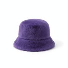 Sterling Plush Faux Fur Winter Hat With Wide Brim