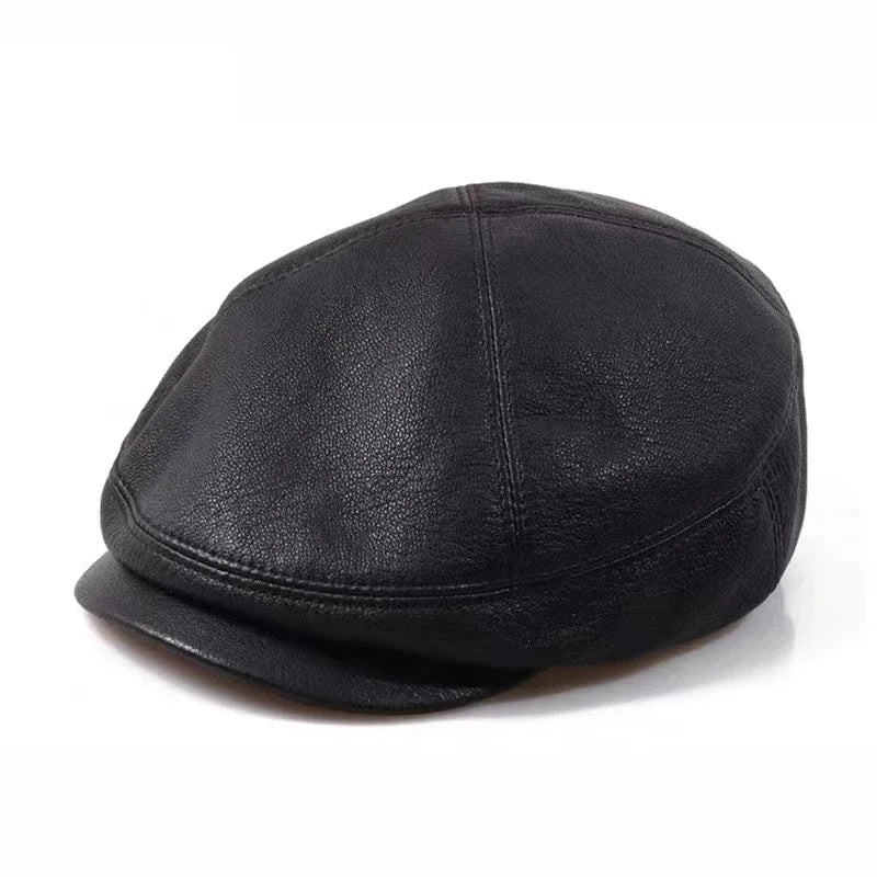 Sterling Aldren Goatskin Leather Duckbill Cap™  With Low Profile Brim