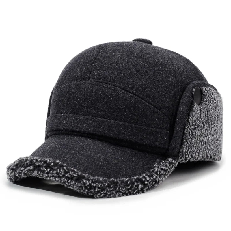 Sterling™ Fleece Earflap Baseball Cap with Fold Down Coverage