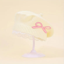 Sterling Liora Kids Knit Beret™ with Bow Detail