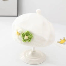 Sterling Petalyn Toddler Knit Beret™ with Floral Accent