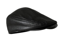 Sterling Rivington PU Leather Flat Cap™ Extended Fit