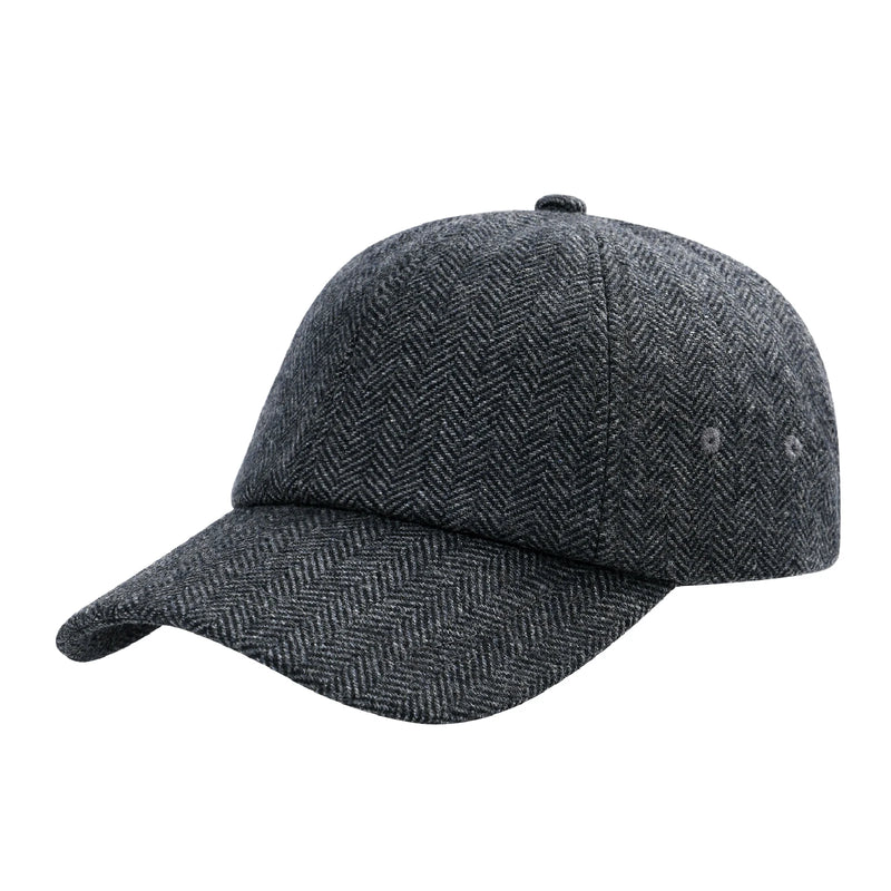 Sterling Hawthorne Wool Tweed Baseball Cap™   With Soft Crown