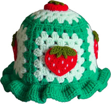 Sterling Strawberry Crochet Bucket Hat™ - Packable Style