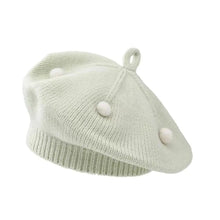 Sterling Amelie Baby Knit Beret™ with Plush Pom