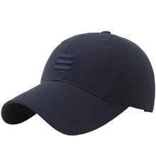 Sterling™ Cotton Baseball Cap With Three Bar Detail