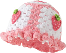 Sterling Strawberry Crochet Bucket Hat™ - Packable Style