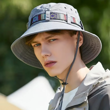 Sterling Striped Boho Style Summer Sun Hat™ Wide Brim Straw
