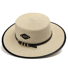 Sterling French Retro Flat™ Straw Sun Hat Wide Brim