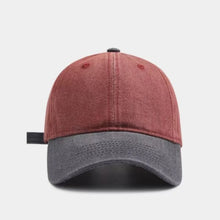 Sterling Riverton Baseball Cap™ Three Panel Cotton Color Block Letter Detail