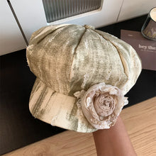 Sterling Japanese Tie Dye Rose Octagonal Beret™