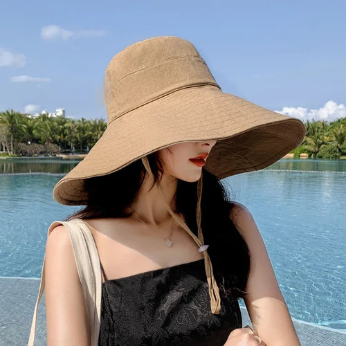 Sterling Solstice Luxe™ Wide Brim Canvas Hat Adjustable Chin Cord