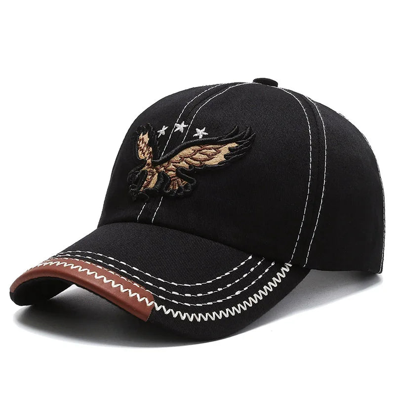 Sterling Eagle Embroidery Baseball Cap™ Fabric Four Season Shade