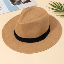 Sterling Monaco Classic™ Straw Fedora Espresso Band