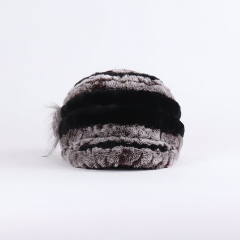 Sterling Rex Knit™ Beanie Winter Hat Rabbit Fur Soft Knitted Finish