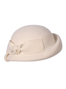 Sterling™ FS Wool Felt Pillbox Beret With Structured Crown