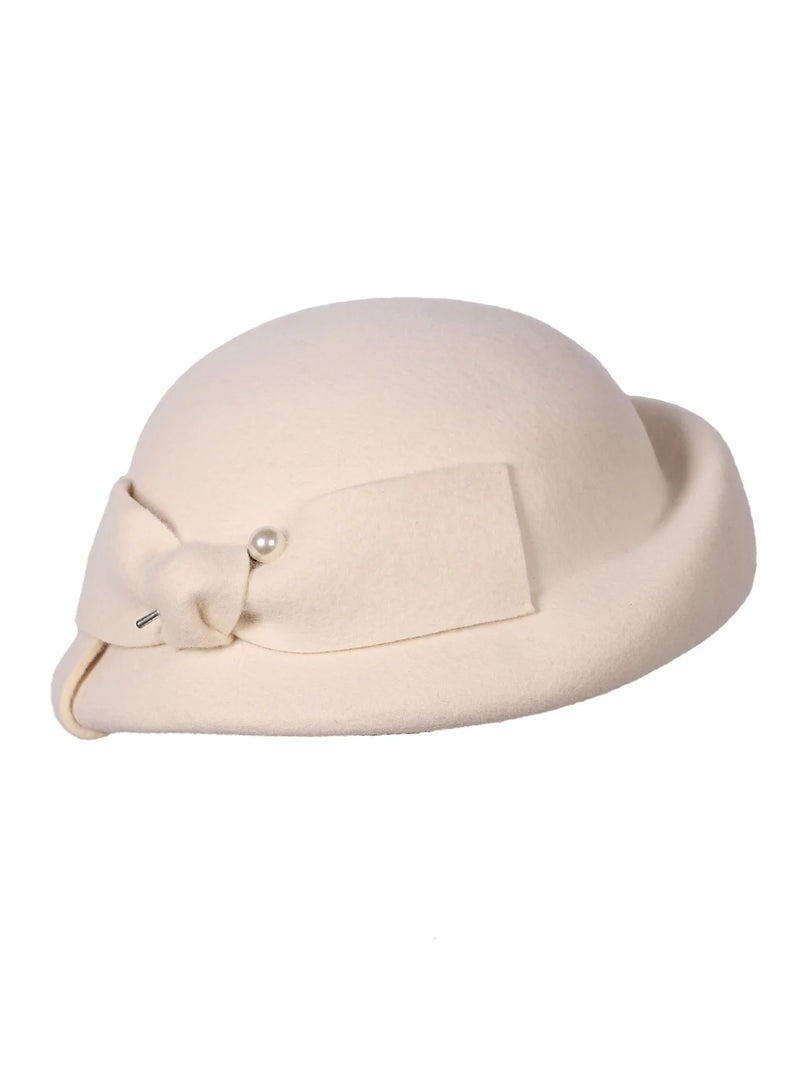 Sterling™ FS Wool Felt Pillbox Beret With Structured Crown